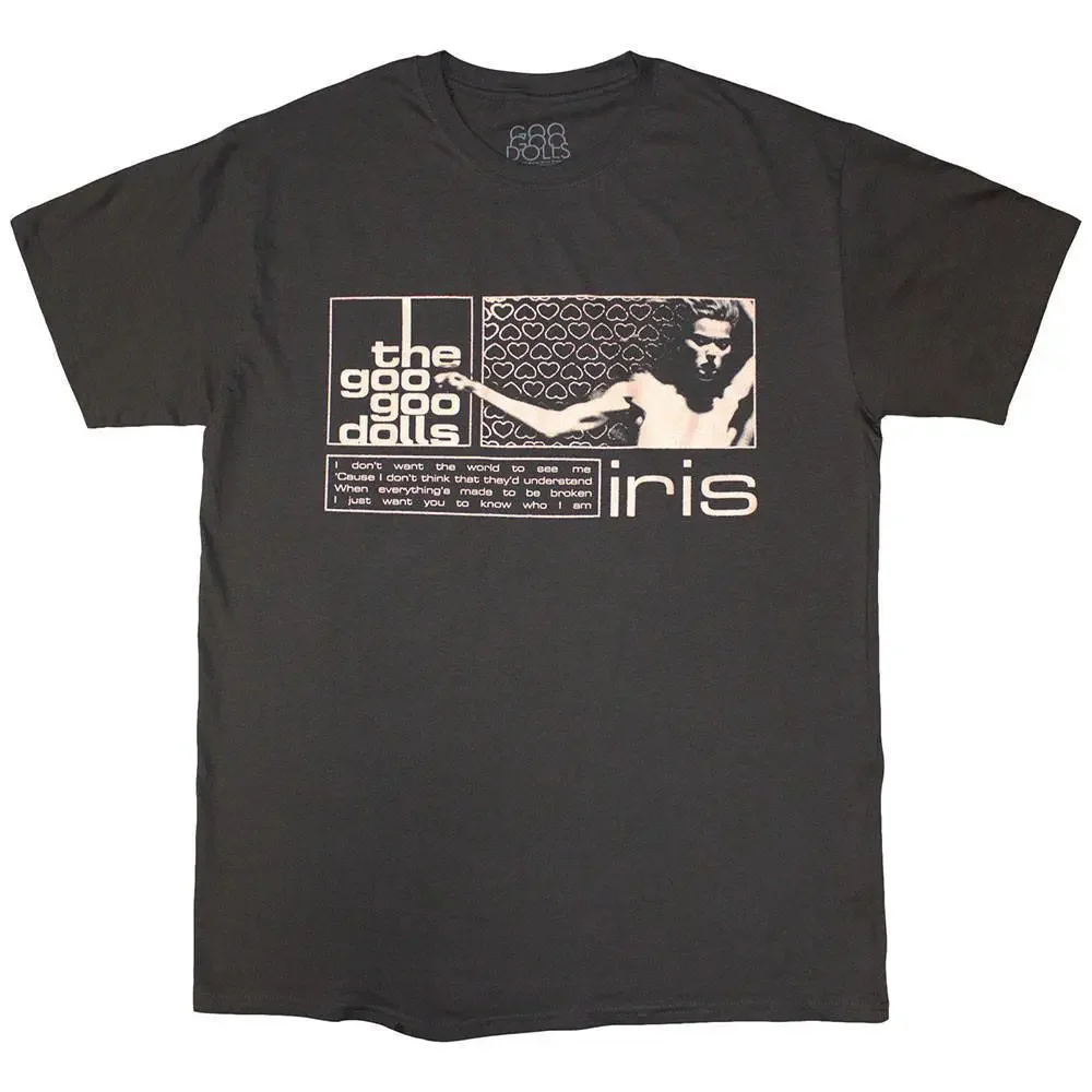 Goo Goo Dolls Unisex T-Shirt Iris Charcoal Grey - Picture 1 of 4